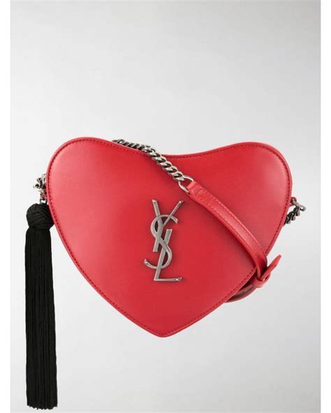 gold heart ysl bag|YSL heart bag red.